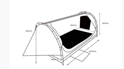 RoadNest Duo Canvas Moto Tent photo 8