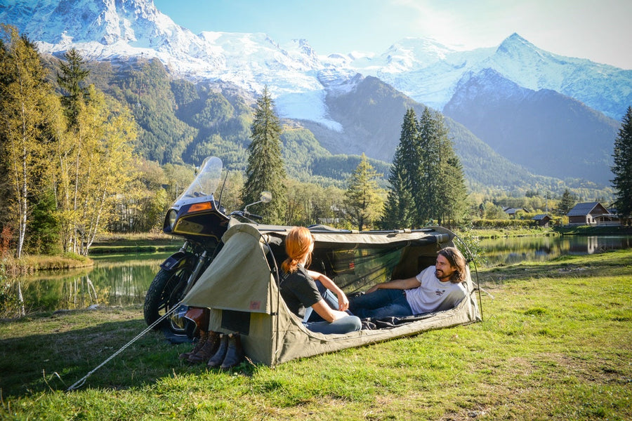 RoadNest Duo Canvas Moto Tent