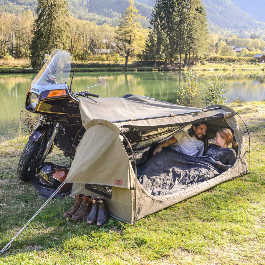 RoadNest Duo Canvas Moto Tent