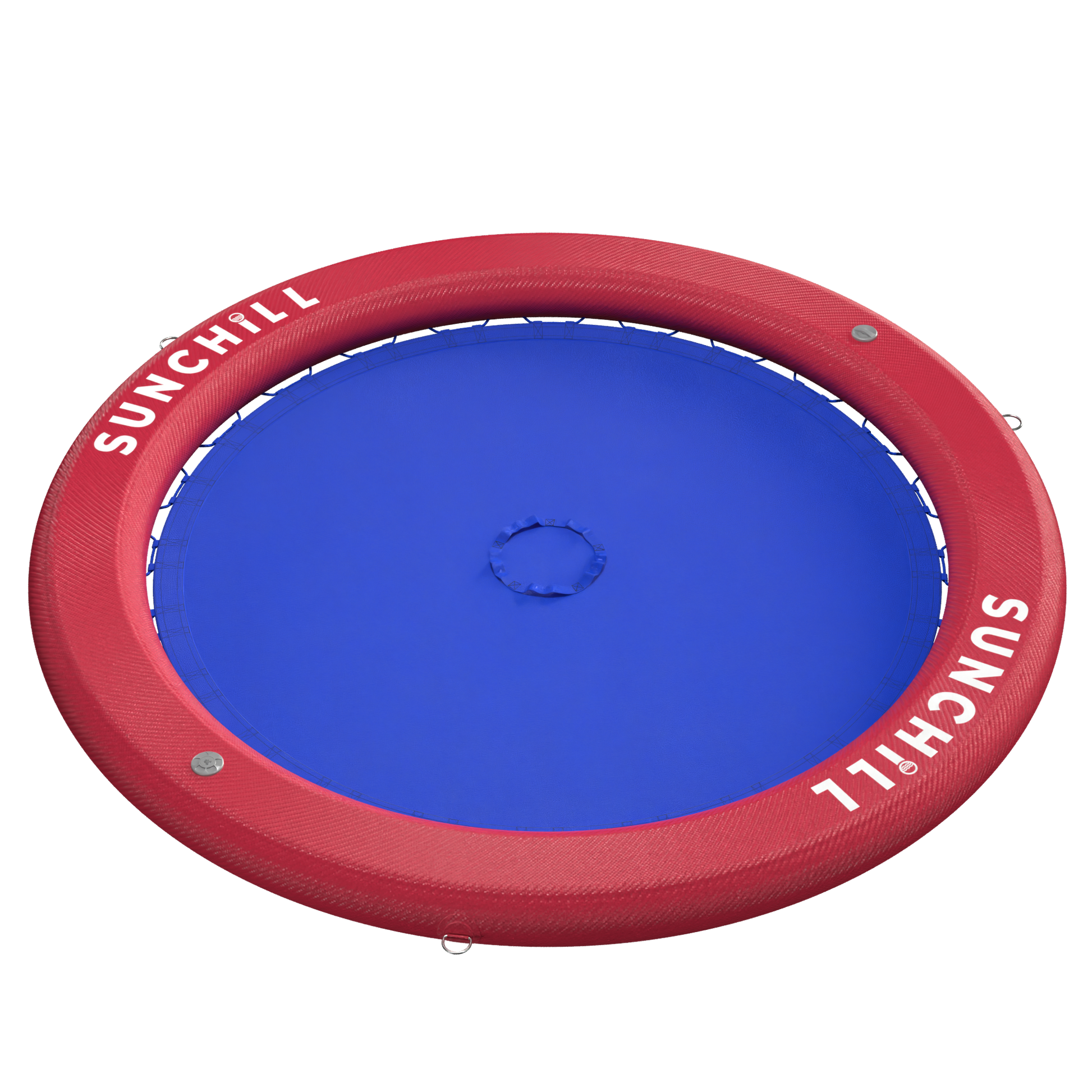 AquaHaven Inflatable Water Hammock - Red White & Blue