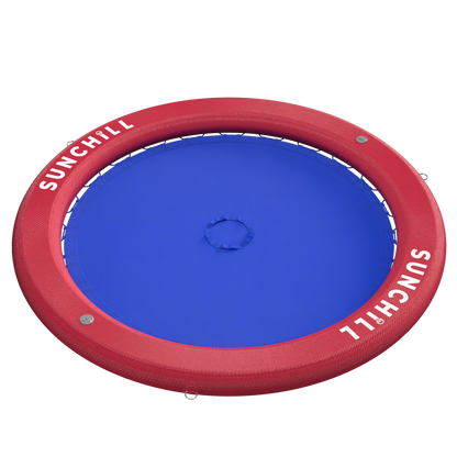 AquaHaven Inflatable Water Hammock - Red White & Blue
